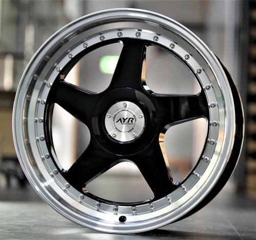 Black alloy wheels fits - alloy,